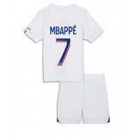 Paris Saint-Germain Kylian Mbappe #7 Fotballklær Tredjedraktsett Barn 2022-23 Kortermet (+ korte bukser)